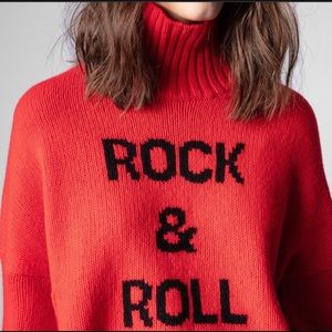 ZAYDIG AND VOLTAIRE ALMA SWEATER RED